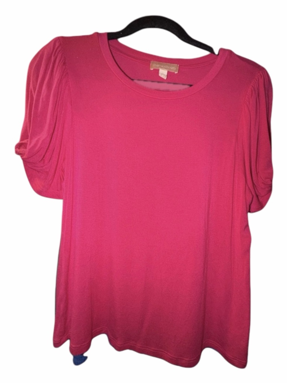 Vibrant Pink Short Sleeve Top